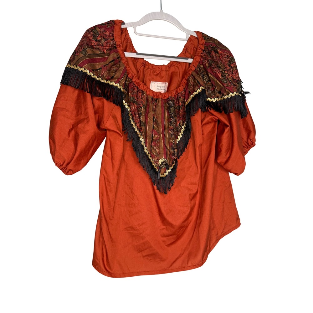 Fancy fashions wills point texas western fringe blouse cowgirl square dance